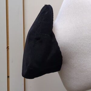 New Jonathan Richard Black Corduroy Flat Cap Size Med Irish/Scottish Golf